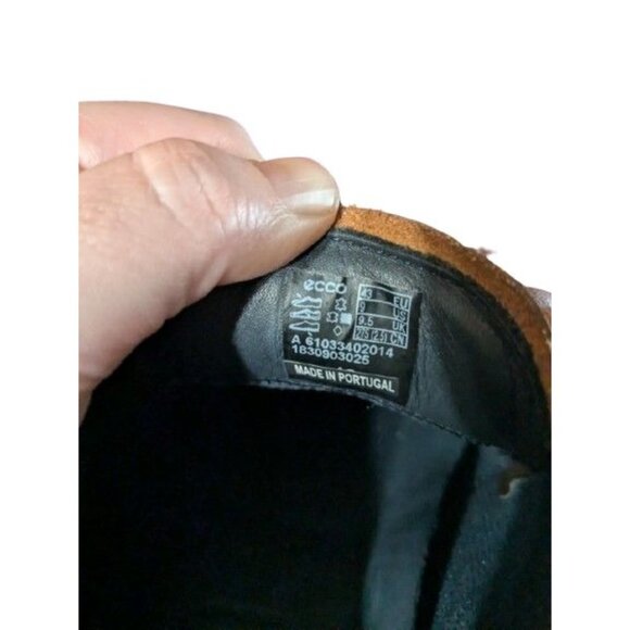 Ecco Mens Brown Leather Oxford Dress Shoes main image 10